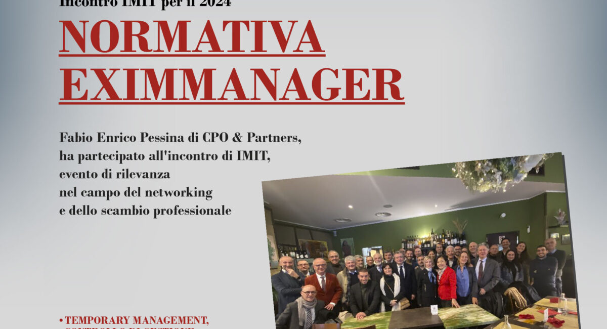 CPO and partners IMIT Normativa EXIMMANAGER