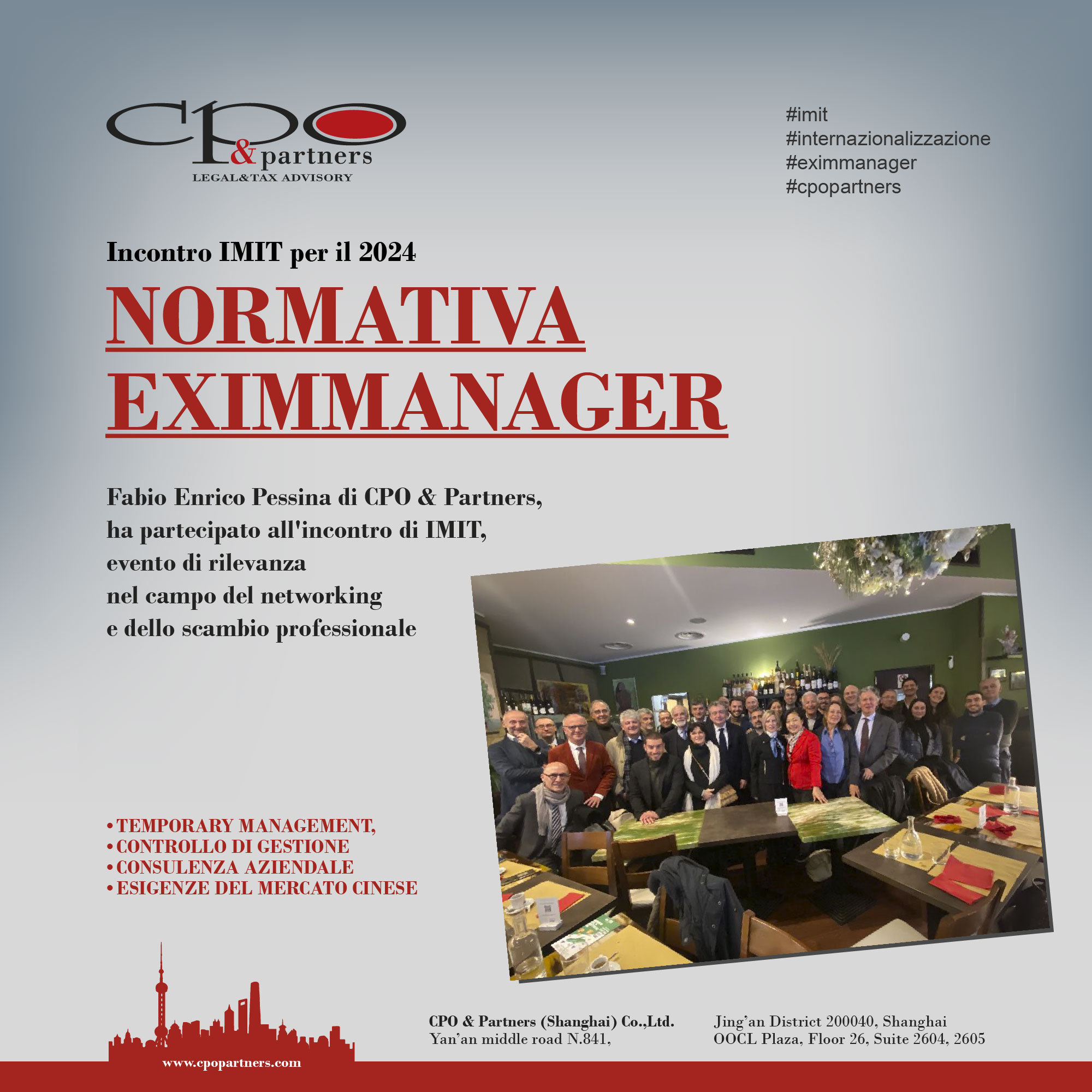 CPO and partners IMIT Normativa EXIMMANAGER