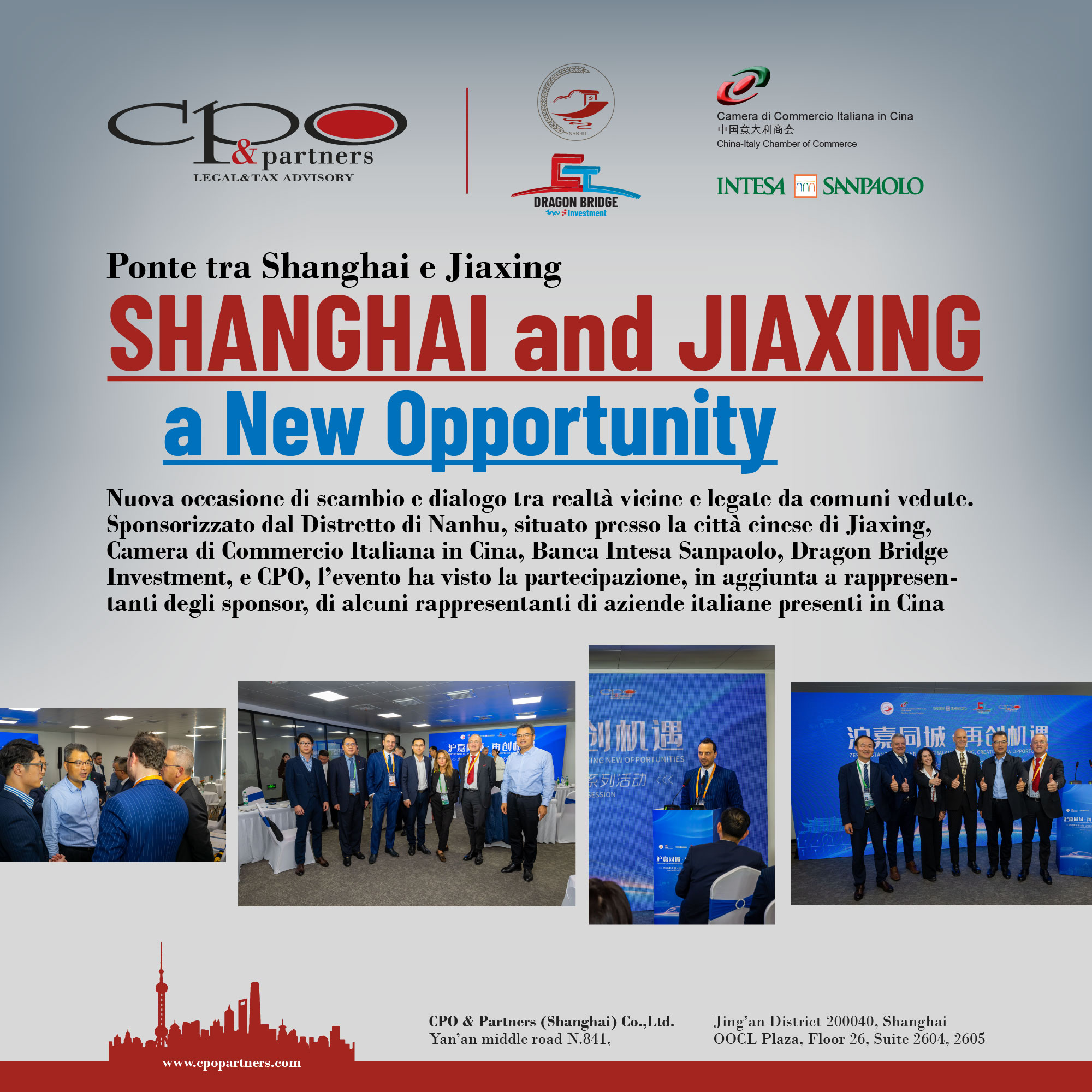 Evento CIIE: Ponte tra Shanghai e Jiaxing