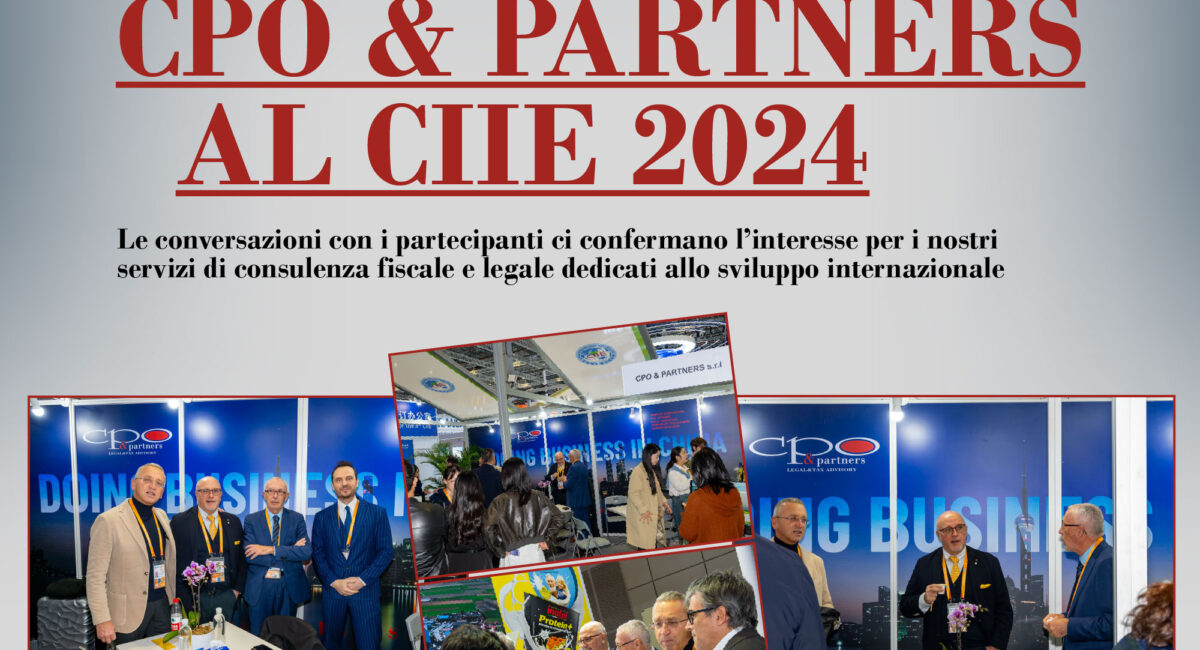 CPO & Partners al CIIE 2024