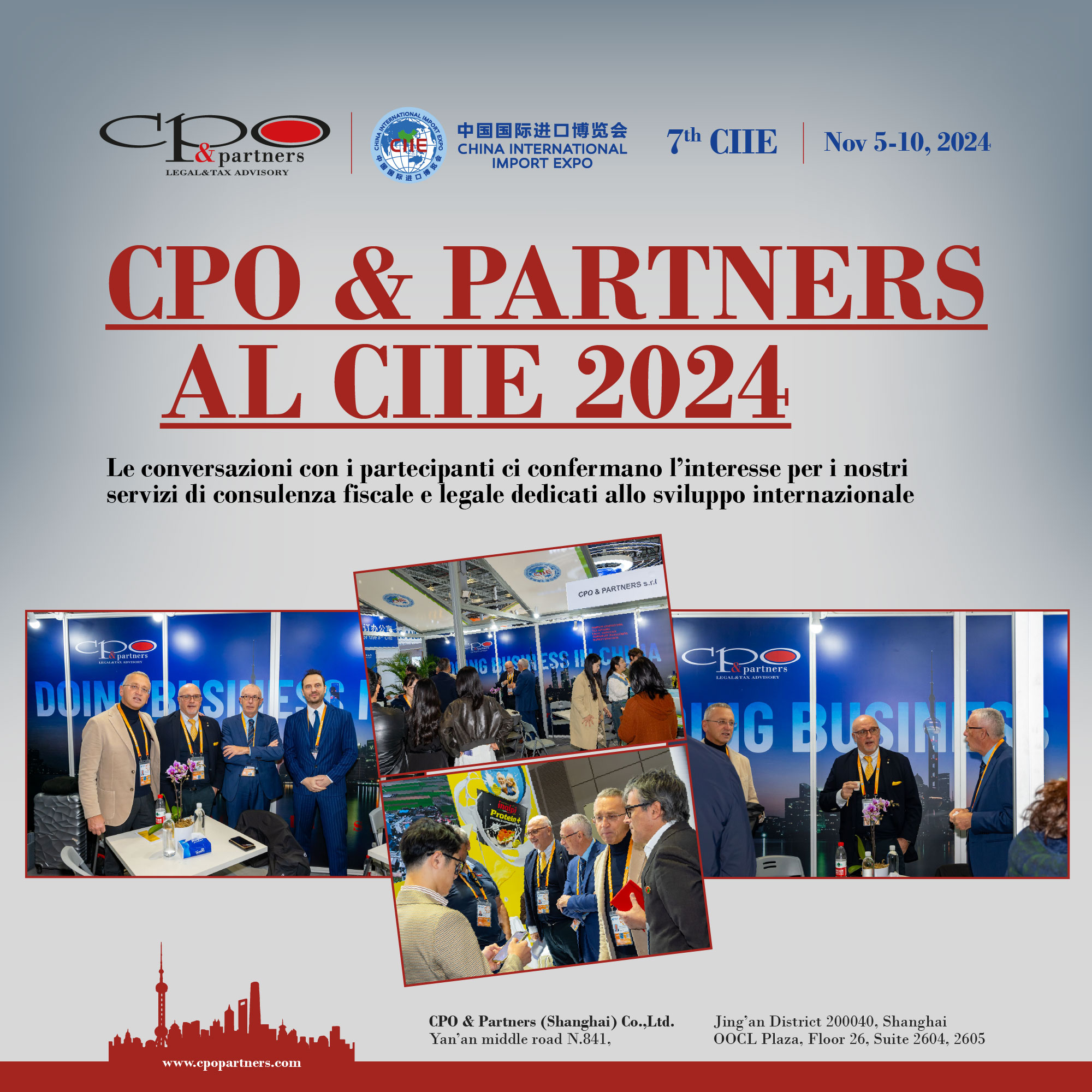 CPO & Partners al CIIE 2024