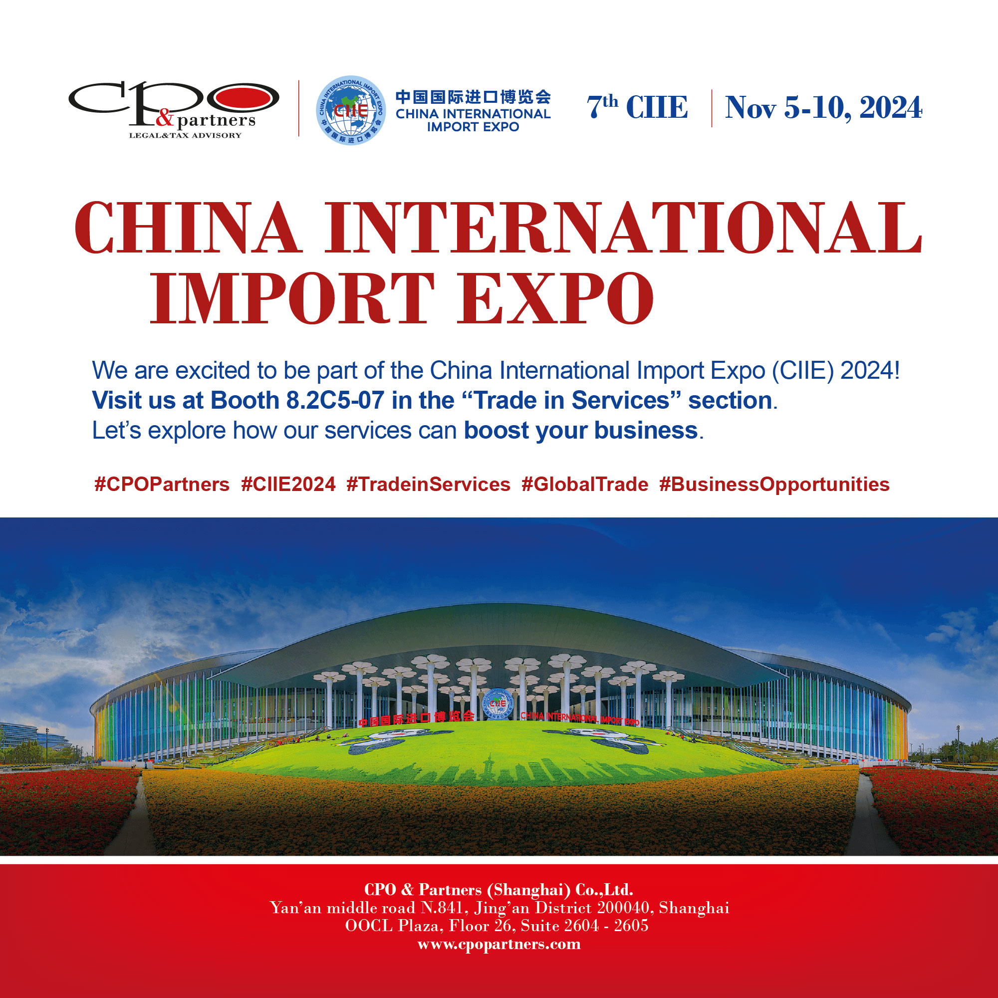 CPO & Partners China International Import Expo (CIIE)
